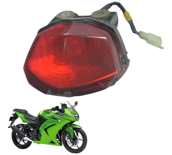 Lanterna Traseira C/ Detalhe Kawasaki Ninja 250 R 08-12 Orig Vermelho
