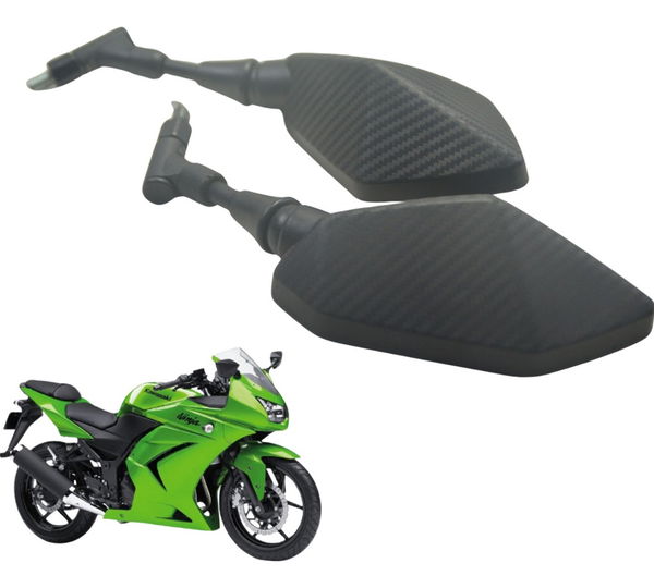 Par Espelho Kawasaki Ninja 250 R 08-12 Paralelo