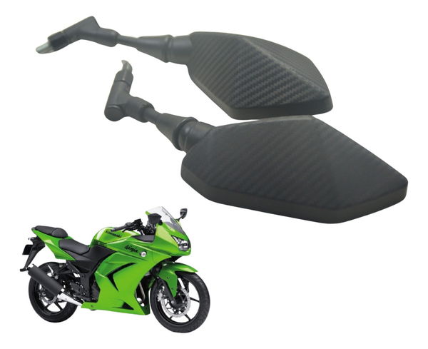 Par Espelho Kawasaki Ninja 250 R 08-12 Paralelo