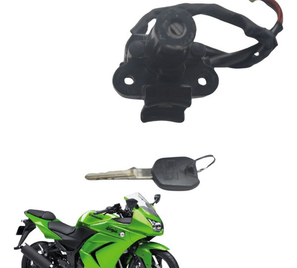 Chave Ignição C/ Chave Kawasaki Ninja 250 R 08-12 Original