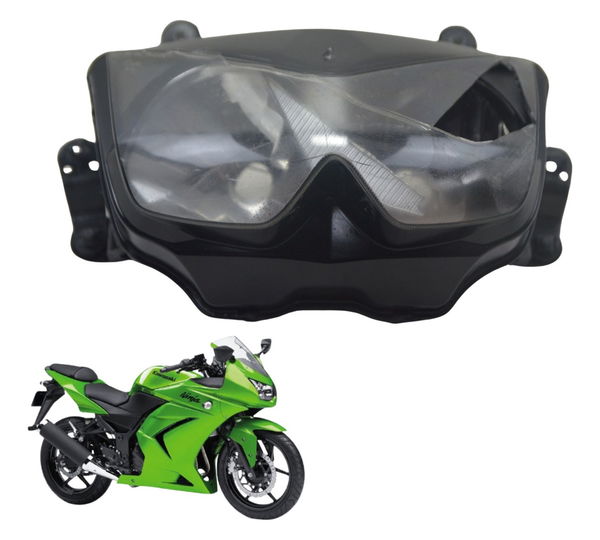 Farol C/ Avaria Kawasaki Ninja 250 R 08-12 Original Esquerdo