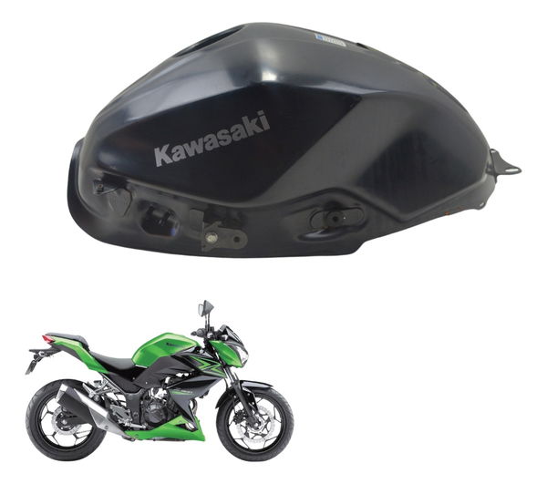 Tanque C/ Detalhes Kawasaki Z 300 13-18 Original