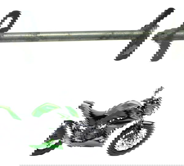 Eixo Roda Traseira Kawasaki Z 300 13-18 Original