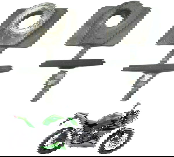 Par Esticador Corrente Kawasaki Z 300 13-18 Original