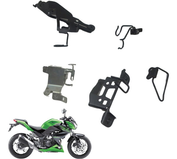 Suporte Chicotes Kawasaki Z 300 13-18 Original