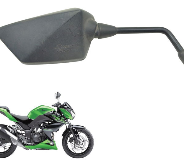 Espelho Retrovisor Dir C/ Avaria Kawasaki Z 300 13-18 Orig