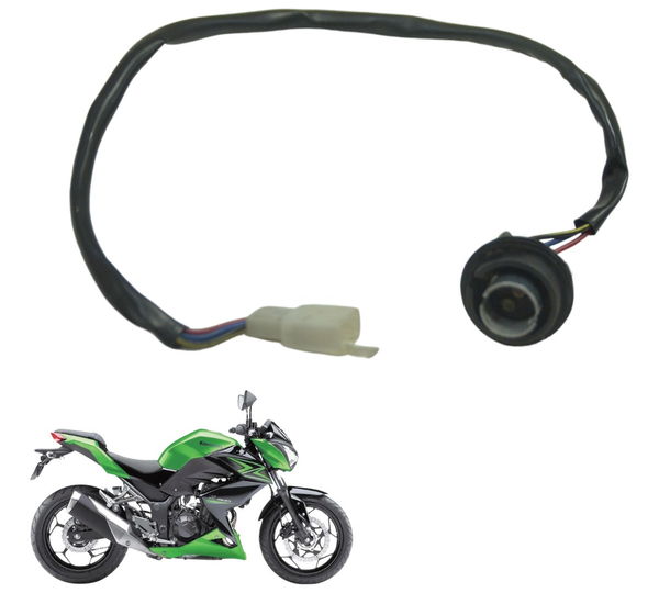 Chicote Lanterna Traseira Kawasaki Z 300 13-18 Original Direito