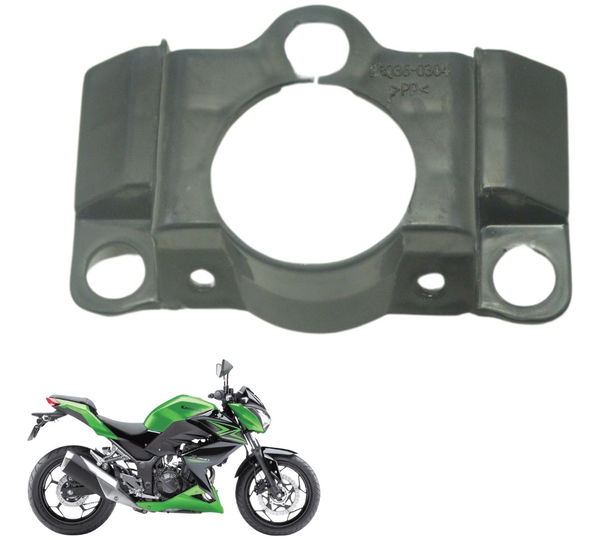 Acabamento Tampa Estator Kawasaki Z 300 13-18 Original Preto