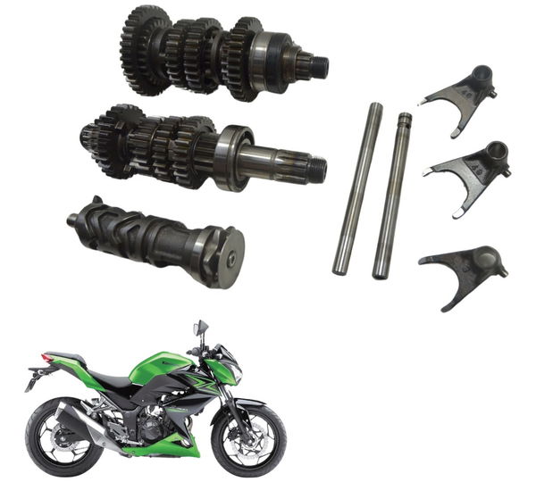 Caixa Marcha Completa Kawasaki Z 300 13-18 Original