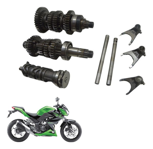 Caixa Marcha Completa Kawasaki Z 300 13-18 Original