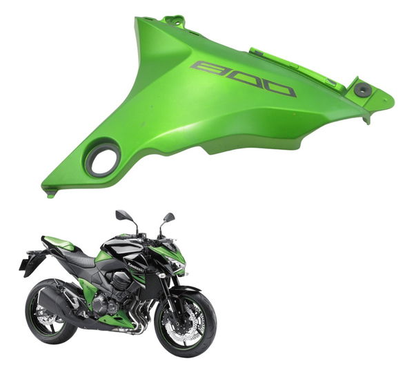 Carenagem Lateral Esquerda Kawasaki Z 800 13-17 Original Verde