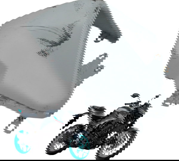 Carenagem Lateral Esq. C/ Avaria Yamaha Mt 03 20-24 Orig Branco