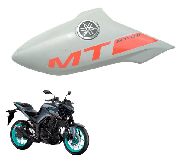 Carenagem Lateral Direita Yamaha Mt 03 20-24 Original  Branco