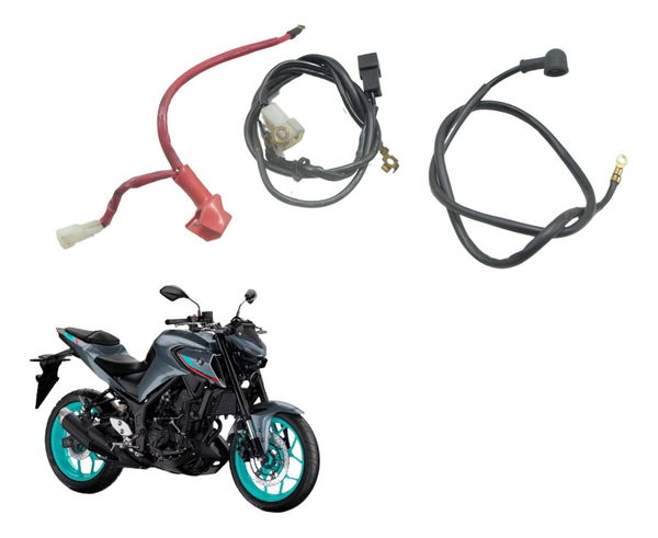 Cabo +/- Bateria Yamaha Mt 03 20-24 Original
