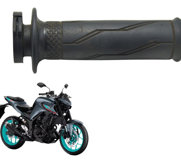 Manopla Direita Yamaha Mt 03 20-24 Original  Preto