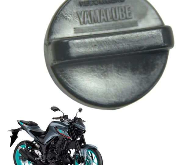 Tampa Nível De Óleo Yamaha Mt 03 20-24 Original  Preto