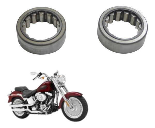 Par Rolamento Virabrequim Harley Softail Fat Boy 07-11 Orig