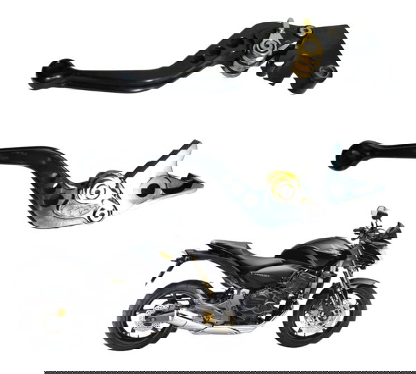 Jogo Manete Esportivo C/ Avaria Honda Cb 600f Hornet 08-11