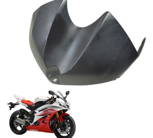 Capa Tanque C/ Detalhes Yamaha Yzf R6 06-12 Original Preto