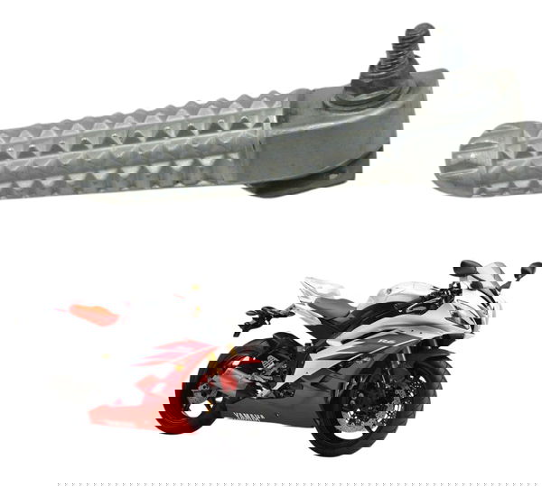 Pedaleira Traseira Esquerda  Yamaha Yzf R6 06-12 Original