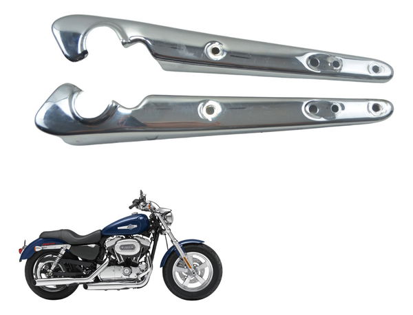 Par Espada Paralama Traseiro Harley Xl 1200 2013 Original