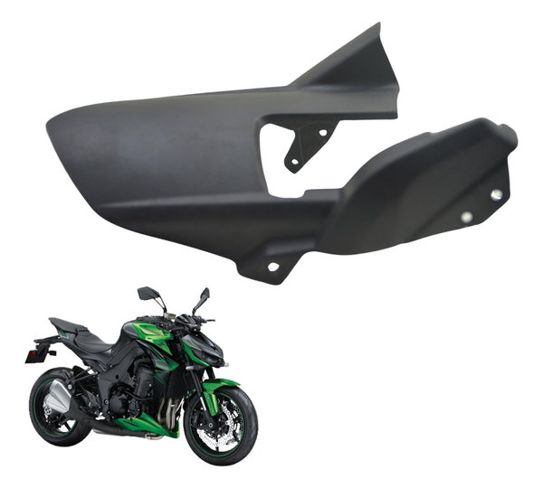 Paralama Interno Tras C/ Detalhes Kawasaki Z 1000 15-22 Orig Preto