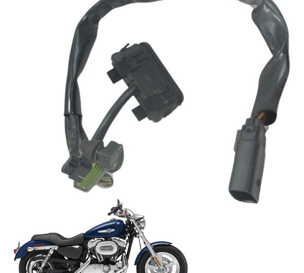 Caixa Piloto Led Painel Harley Xl 1200 2013 Original Preto