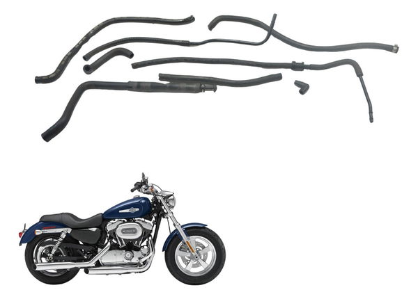 Kit Mangueiras Harley Xl 1200 2013 Original