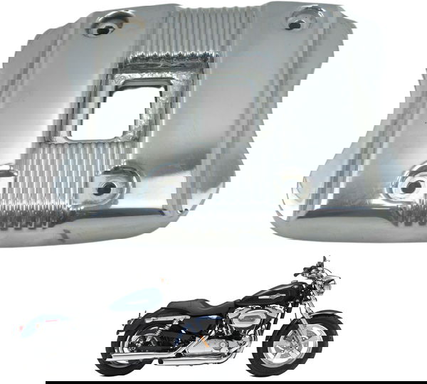 Tampa Cabeçote Harley Xl 1200 2013 Original Prateado