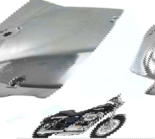 Tampa Polia Pinhão Harley Xl 1200 2013 Original Prateado