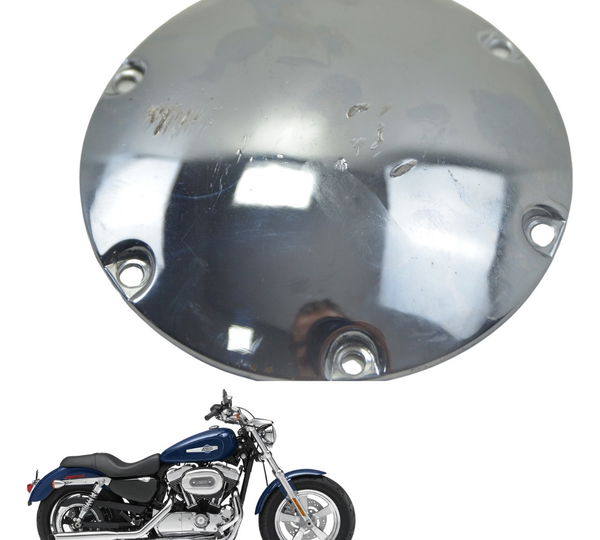 Tampa Inspeção Primaria C/ Detalhes Harley Xl 1200 2013 Orig Prateado