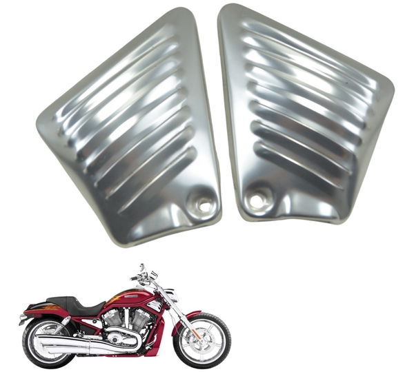 Par Acabamento Frontal Chassi Harley V-rod 1130 03-06 Orig