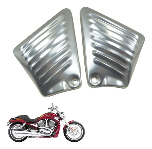 Par Acabamento Frontal Chassi Harley V-rod 1130 03-06 Orig