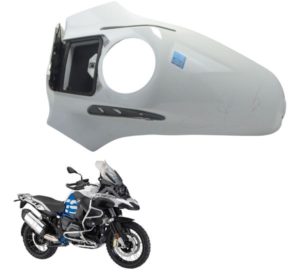Carenagem Central Tanque C/ Detalhes Bmw R 1200 Gs Adv 13-19 Branco