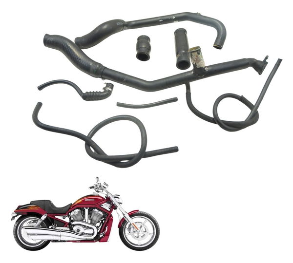 Kit Mangueiras Harley V-rod 1130 03-06 Original