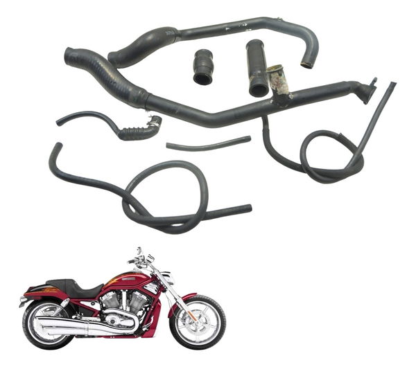 Kit Mangueiras Harley V-rod 1130 03-06 Original