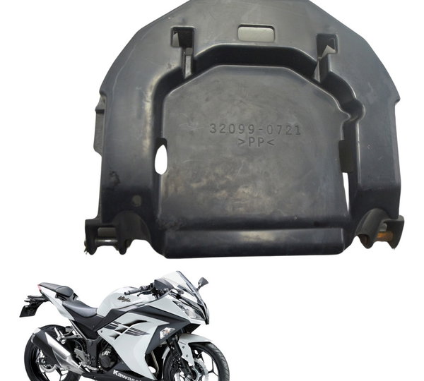 Tampa Caixa Ferramentas Kawasaki Ninja 300 13-18 Original Preto