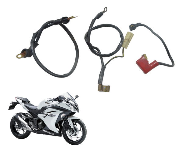 Cabo Bateria +/- Kawasaki Ninja 300 13-18 Original