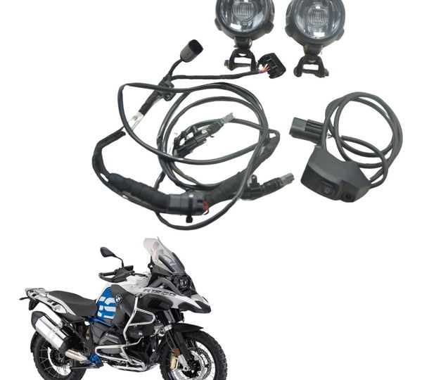 Jogo Farol Auxiliar Cibie Completo Bmw R 1200 Gs Adv 13-19 Direito