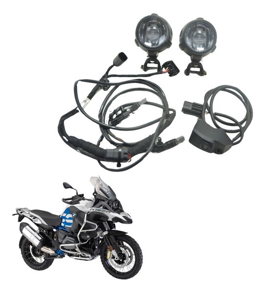 Jogo Farol Auxiliar Cibie Completo Bmw R 1200 Gs Adv 13-19