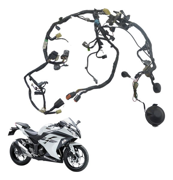 Chicote Principal S/ Abs Kawasaki Ninja 300 13-18 Original