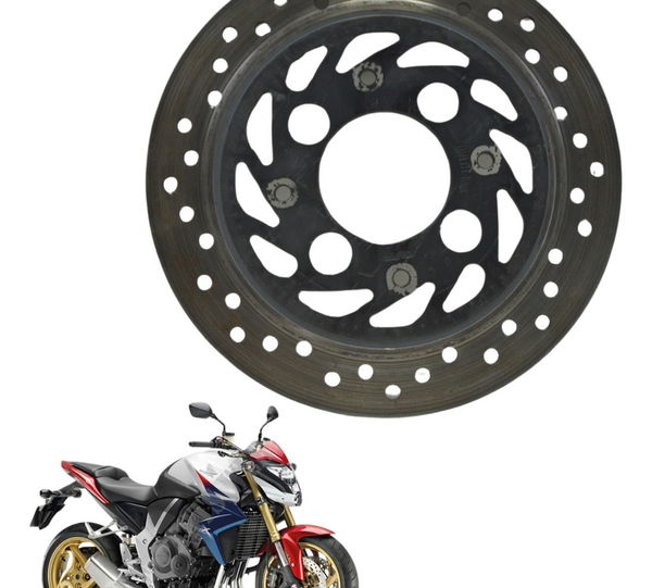 Disco Freio Traseiro Esq C/ Detalhes Honda Cb 1000 R 11-16