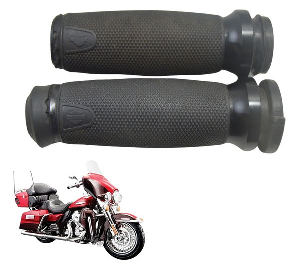 Par Manoplas C/ Avaria Harley Electra Touring 08-13 Original Preto
