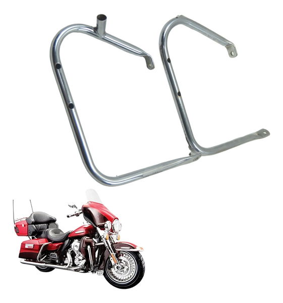 Par Mata Gato C/ Detalhes Harley Electra Touring 08-13 Orig