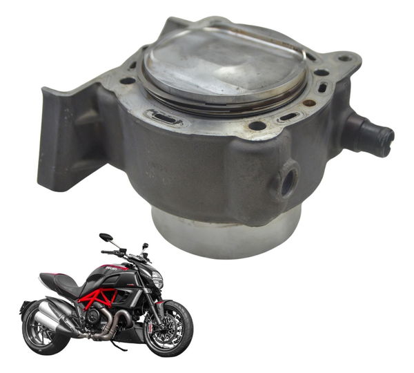 Cilindro Pistão Anéis Traseiro Ducati Diavel 11-14 Original