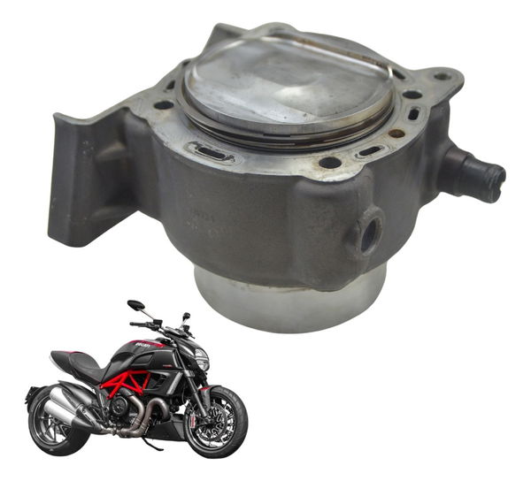 Cilindro Pistão Anéis Traseiro Ducati Diavel 11-14 Original