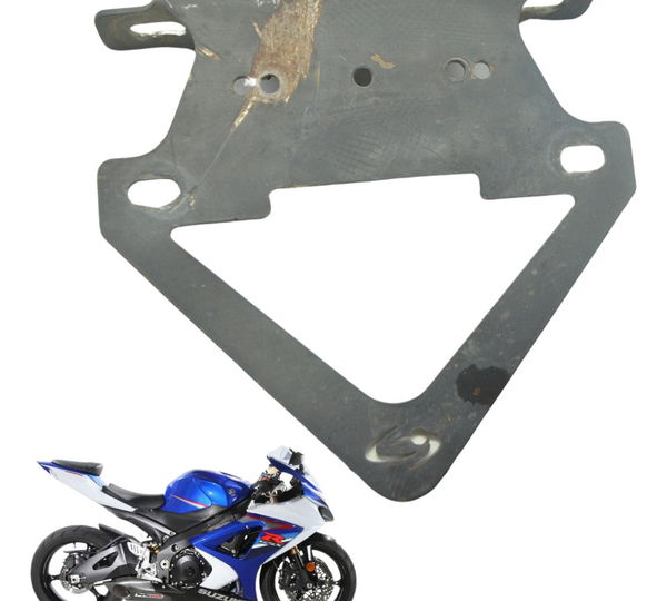 Suporte Placa C/ Detalhe Suzuki Gsx-r Srad 1000 08-10 Orig