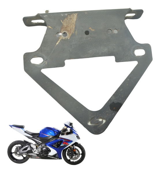 Suporte Placa C/ Detalhe Suzuki Gsx-r Srad 1000 08-10 Orig