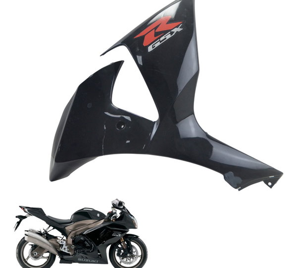 Carenagem Lateral Dir C/ Avaria Suzuki Gsx-r Srad 1000 11-16 Preto
