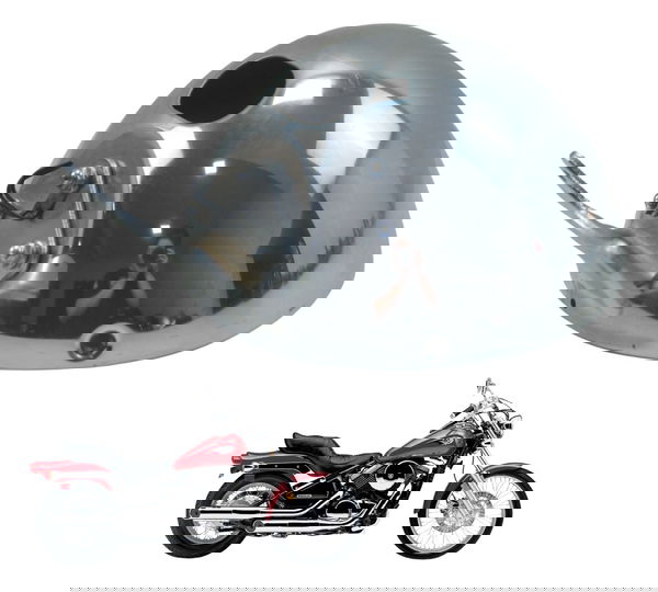 Carcaça Do Farol Kawasaki Vulcan Vn 800 95-05 Original  Direito